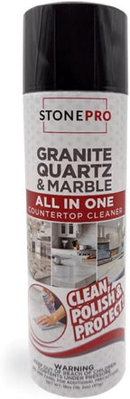 Stone Pro All-in-One Countertop Cleaner Spray - for Quartz, Granite, Marble & More!