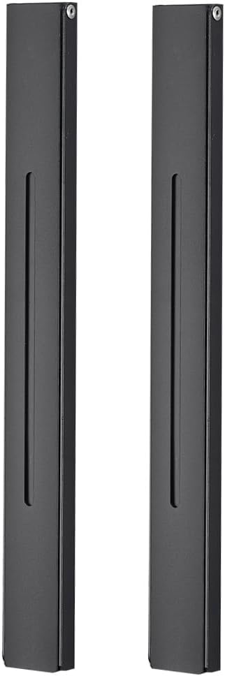 2 Pack Super Thin Retractable Clothes Rack, Laundry Space Saver Wall Mounted Foldable Clothes Drying Rack Black