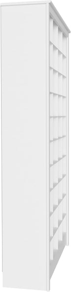 Prepac White Tall Storage Cabinet, Shoe Cabinet, Cube Storage Organizer with 40 Shoe Cubbies 13" D x 39.5" W x 72.5" H, WUSG-0011-1
