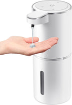 Automatic Liquid Soap Dispenser,4-Level Adjustable, Wall Mount,USB Rechargeable,12.8oz/ 380ml,Touchless Hand & Dish Soap Dispenser for Bathroom, Kitchen,Hotel, Restaurant