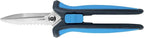 CYRUS Pruning Shears 8" Hand Gardening Scissors Extended Straight Carbon Blades Trimming Precision Bud Scissors with Sharp Serrations Widely Used for Gardening, Hydroponics, Grow Tents-CYRUS