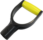 Shovel D Grip Handle, 32mm Inner Diameter Plastic Spade Handle for Digging Raking Tools(Yellow)
