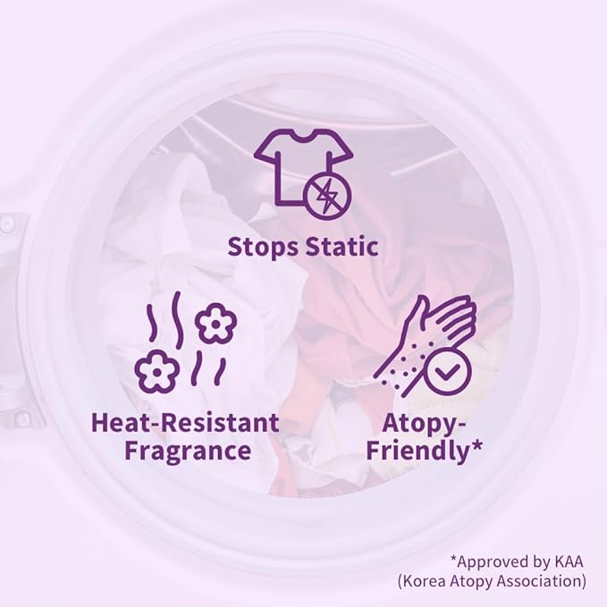 Pigeon Signature Dryer Sheets Laundry Fabric Softener, White Floral & Peach, Mystic Rain, Reduce Static Cling, Eliminate Strong Odor, Infused with Flower Essence, Safe for All, 130 Counts