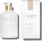 L'AVANT Collective High Performing Dish Soap | Plant-Based Ingredients & High Performing Formula | Notes of Bergamot, Orange Blossom, Amber, Cedar Reusable Glass Bottle Blushed Bergamot Scent |16oz