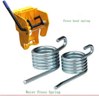 2 Pack Water Press Spring Replacement for Commercial Mop Bucket Side-Press Wringer Torsion Springs for Combo on Wheels Heavy Duty Business Floor Cleaning Mopping Buckets Accessories
