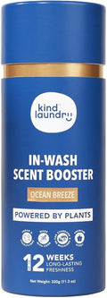 Kind Laundry In Wash Scent Booster Beads - Ocean Breeze - 100% Plant Based - Natural Laundry Booster Beads & Smell Deodorizer - Environment Friendly Odor Eliminator for Clothes (320 grams)