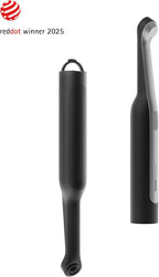 HOTO Wand™ Cordless Spin Scrubber, Electric Rechargeble Grout Cleaning Brush, IPX7 Waterproof Bathroom Scrubber, 12 Replaceable Brush Heads Version Power Scrubber for Grout, Tiles, Corners, Crevices