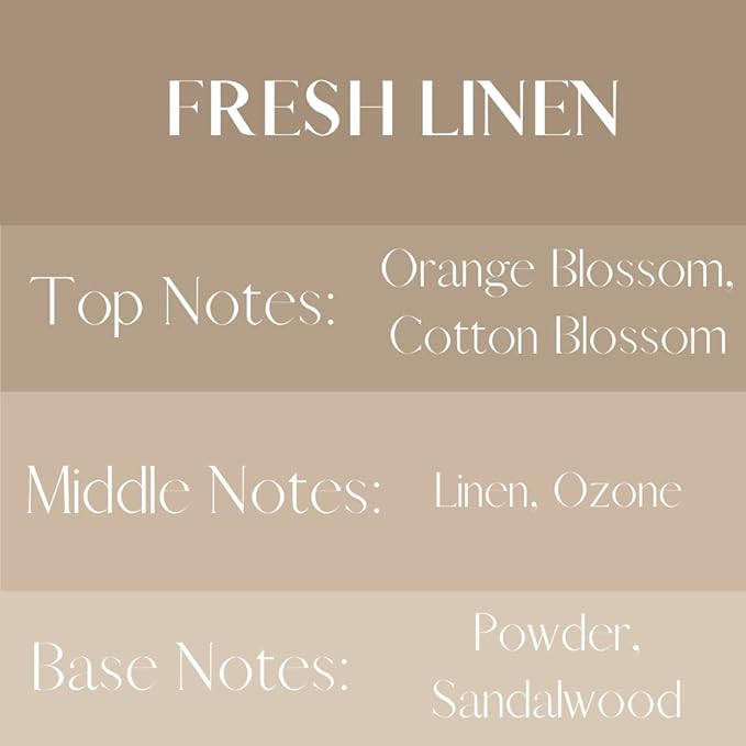 River Birch Fresh Linen Scented Linen and Room Spray | Home Fragrance | 4 oz Glass Amber Bottle | Luxury Signature Scent | Handmade in Texas