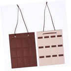 VALICLUD Felt Sunglasses Organizer Hanging Bag 30x40cm Small Storage Pouch Wall-Mounted Glasses Holder for Eyewear and Jewelry Storage