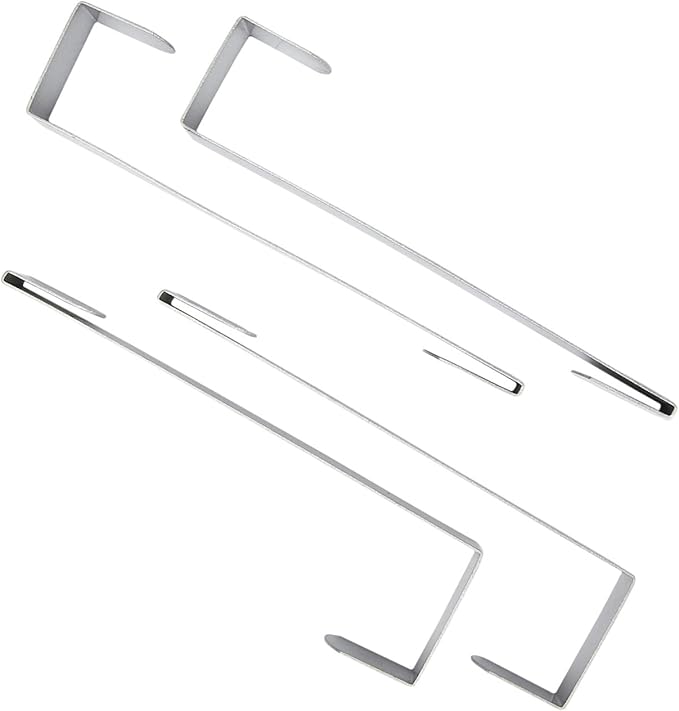 Household Essentials Household Essentials Over the Door Basket Storage Rack, Gray and Black