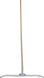 MARSHALLTOWN Asphalt Squeegee, 36 Inch Neoprene Curved Blade, 60 Inch Wood Handle, Spread Sealer Over Asphalt, Reversible, RED700248