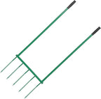 Broad Fork, Broad Fork for Gardening Heavy Duty 20" Wide, 55" Tall – Heavy-Duty Hand Tiller for Digging, Cultivating & Aerating Clay Soil. Ergonomic U-Shaped Design for Comfortable Gardening & Farming