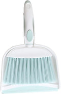 Mini Broom and Dustpan Set-Mini Whisk Set for Desk, Housekeeping, Office, Kitchen, Pet Nest, etc.,Daily Cleaning Necessity Plastic Mini Dustpan Set (Light Green)