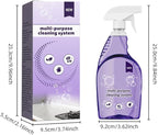 Spray Oven Cleaner, Clean Spray Cleaner for Ovens, All-Purpose Cleaners for Grill, Home, Kitchen, Bathroom, Multi-surface Cleaners with Concentrated Cleaning Tablets(12pcs)