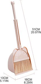 Children Small Broom and Dustpan Set Learning Sweeping Tool Broom