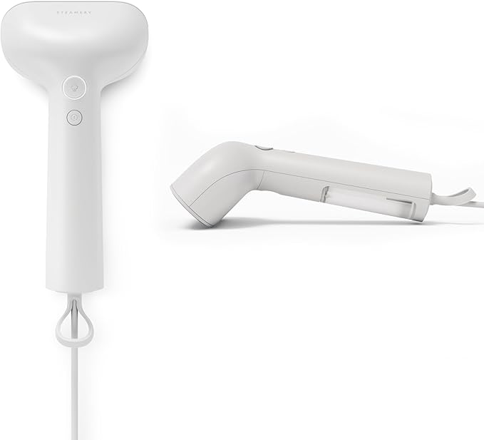 Steamery Handheld Clothes Steamer Cirrus X, 1200W, Steam Output 20g/min, Heat up in 20 Seconds, Portable, Minimalistic, Scandinavian design, White