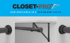 Closet Pro CD-0024-18/30WT Heavy Duty Adjustable Rod, 18 by 30-Inch, White
