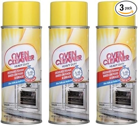 (3 pack) 𝓖𝓻`𝓮𝓪𝓽 𝓥𝓪𝓵𝓾𝓮 Oven Cleaner Heavy Duty, 16 oz, Broilers, Grills, Indoor Use