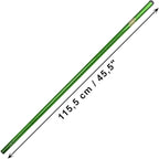 CKG Metal Detector Shovel Carbon Handle Length 45.5' Diam 1.1' for Scoop Shovel, Universal Lightweight Pole for Beach Metal Detecting Digging Tools Treasure Hunting 3k Carbon Fiber – Green/Standard