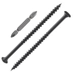 (71 pcs)#10X4 Black Fastener Drywall Screws-Phillips with coarse Threaded tip, Black, Suitable for Drywall Slate, Wood, etc.(1 pounds)
