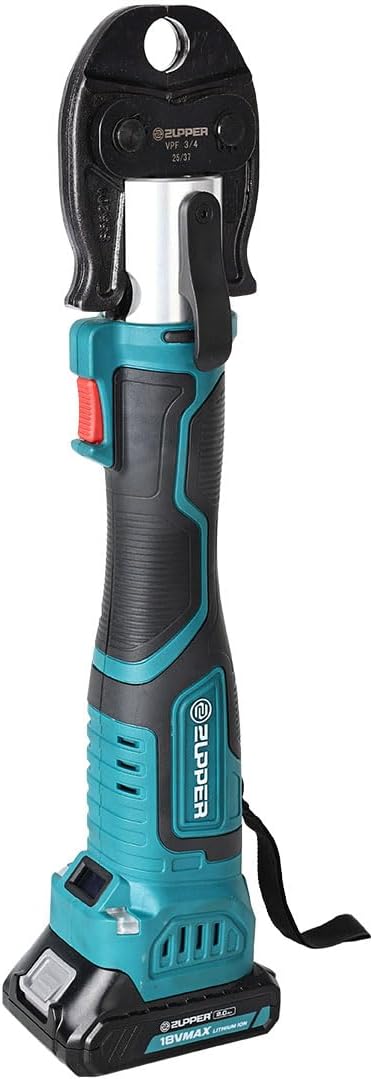 Mini Press Tool kit with 3 Jaws Suitable for PureFlow press fittings 1/2", 3/4", 1", Brushless Motor, 2pcs Battery, Fast Charger & Carrying Case