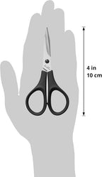 Beaditive Lightweight Sewing and Embroidery Scissors Set (2 PC) | Sewing, Embroidery, Paper Cutting, Crafting | Stainless Steel | Protective Cover (4 in)