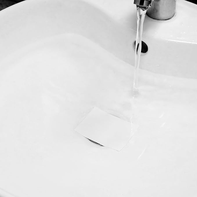 10 Pcs Bathtub Hole Patch Siding Wall Repair Kit Waterproof Patch Holes Blemishes Tools Self Adhesive White Tape for Cracked Pool Liner Roof Skylight and Vinyl Skirting(White)