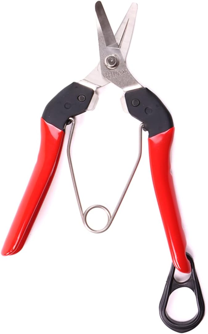 Felco F320 Pruning Snips – 6" Swiss-Made Garden Clippers with Curved Blade & Rounded Tip | Pruning Shears for Gardening | Garden Snips and Pruners with Carbon Steel Blade, Sap Groove