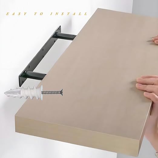 Self Drilling Plastic Drywall Anchors with Screws Assortment Kit 100PCS, 50 Plastic Anchors and 50 Flat Head Screws, Dry Wall Anchors (100, #6)