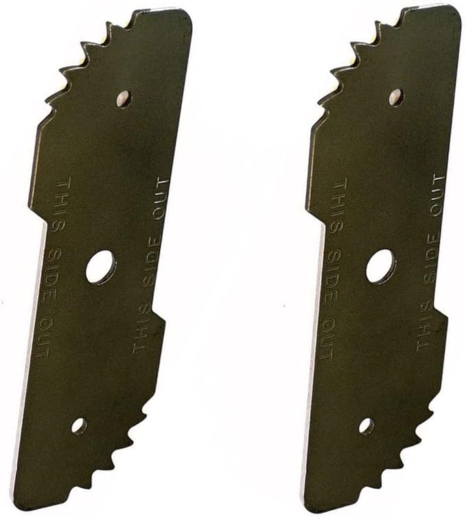 243801-00 2-Pack Edger Blades Replace for EB-007AL EB-007 243801-00 243801-02 40-519 243797-00 Fit for Black and Decker Craftsman LE750 Edge 2-in-1 Landscape Edger CMEED400