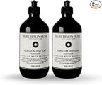 Murchison-Hume Heirloom Dish Soap – Eco-Friendly, Sulfate-Free, Plant-Based Liquid Dish Soap, & Non-Toxic, Gentle on Hands, Cuts Grease – 17oz Bottle (2 Pack) Australian White Grapefruit
