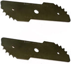 243801-00 2-Pack Edger Blades Replace for EB-007AL EB-007 243801-00 243801-02 40-519 243797-00 Fit for Black and Decker Craftsman LE750 Edge 2-in-1 Landscape Edger CMEED400