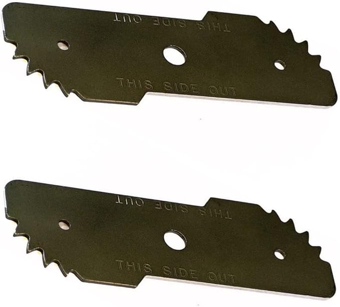 243801-00 2-Pack Edger Blades Replace for EB-007AL EB-007 243801-00 243801-02 40-519 243797-00 Fit for Black and Decker Craftsman LE750 Edge 2-in-1 Landscape Edger CMEED400