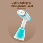 Handheld Steamer for Clothes 1500W 20s Heatup Fabric Wrinkles Remover Portable Handheld Garment Steamer with Removable Water Tank and Fabric Brush Steamer for Garments(White)
