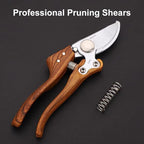 Garden Pruners, Heavy Duty Garden Clippers,Pruning Shears with Adjustable Thumb Lock,Hand Gardening Tools Pruners,Stainless Steel Sharp Gardening Scissors (Classic)