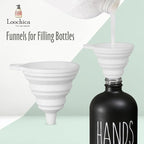 Black Glass Kitchen Soap Dispenser, Detergent Dispenser or Hands Soap Dispenser for Kitchen Sink, Black Soap Dispenser, Modern Farmhouse Decor Dish Soap Pump for Kitchen Organization