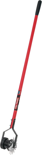 Truper 35195 Rotary Lawn Edger with Dual Wheel - Fiberglass Handle with Non Slip Grip, 48 Inch