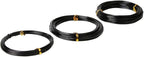 Quality Black Long Lasting Bonsai Training Wire Set of 3 Sizes - 1.0mm, 1.5mm, 2.0mm (32 Feet Each Size)