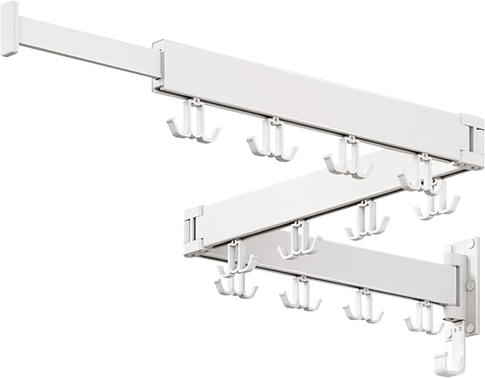 Clothes Drying Rack Wall Mounted,Drying Rack Clothing Wall Mount,Laundry Drying Rack,Collapsible Dying Racks for Laundry