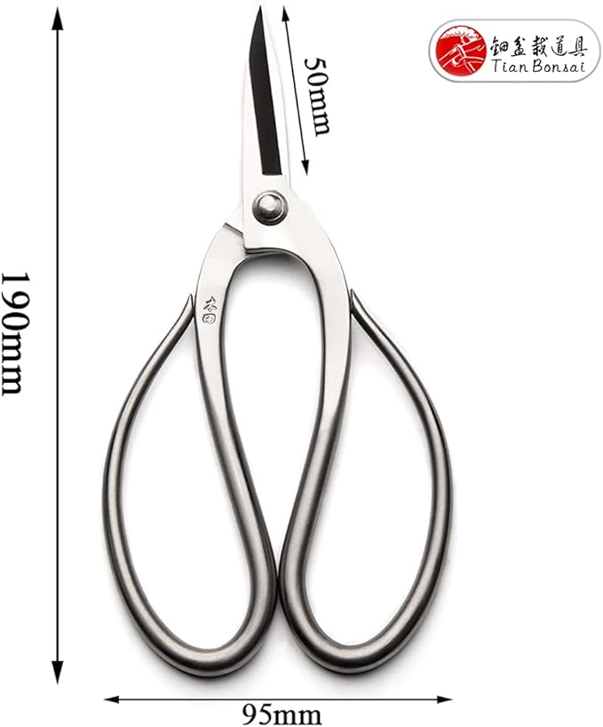 Bonsai Scissors Professional Grade Bonsai Shears Alloy Steel Bonsai Tools Equip With Tool Bag (MT-RBS-190)