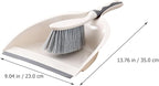 Toyvian Mini Desktop Broom and Dustpan Set, 2pcs Household Cleaning Accessory for Office and Home Use, Portable Handheld Whisk Broom with Dustpan for Keyboard and Sofa Cleaning
