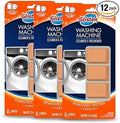 Glisten Washing Machine Cleaner & Freshener Deodorizer for All Top Load and Front Load Washers and HE Machines, Made in the USA, Fresh Scent, 9 Tablets (Pack of 12)