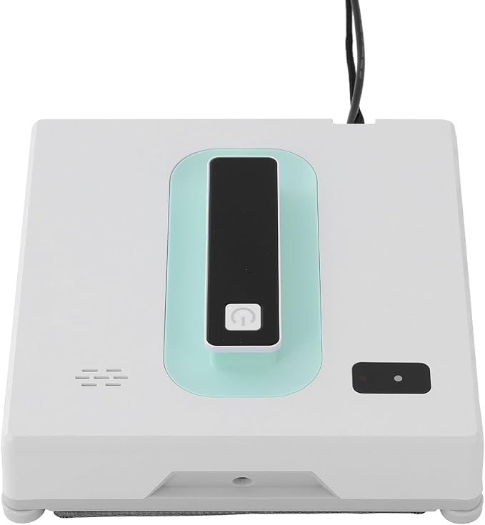 Automatic Window Cleaner 2500Pa Suction Window Cleaner Robot with Dual Spray Design and Remote Control 3 Path Modes Window Cleaning Machine for Windows, Tiles 322.92-538.2ft²Cleaning Area (White)