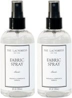 The Laundress Classic Fabric Spray,Wrinkle Release Spray,Upholstery and Linen-Spray,Fabric Refresher,Clean Laundry Scent,8 Fl Oz,(Pack of 2)