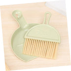 4 Sets Mini Dust Brush and Dustpan Multi Function Handheld Cleaning Accessory for Quick Cleanup Desks Countertops and Pet Areas Compact Broom and Dustpan