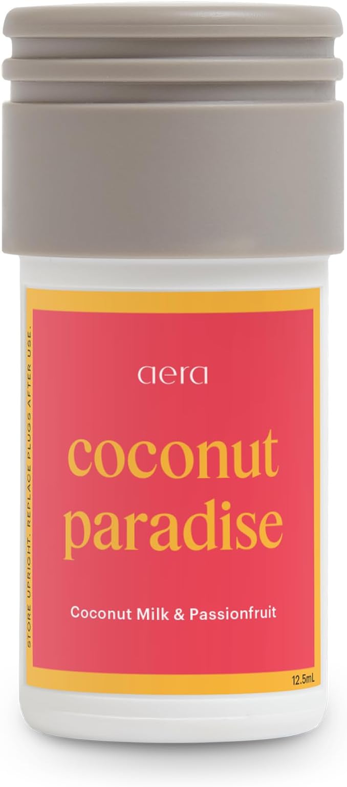 Aera Coconut Paradise Home Fragrance Scent Refill - Notes of Coconut Milk and Passionfruit - Works with Aera Mini Diffuser, Mini Scent Capsule Size