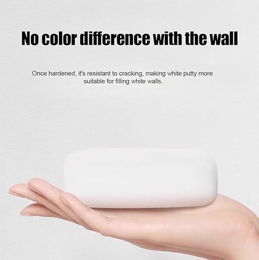 White Waterproof Duct Seal Putty, Moldable Plumbers Putty and Sealing Clay for Indoor & Outdoor Use – Quick Mending for Air Conditioning Holes, Drain Connections, Ideal for Wall Hole Repairs