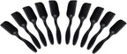 10Pcs Mini Shovel,Plastic Mini Gardening Shovel Spoons Soil Scoops,Cultivation Digging Transplanting Tools for Succulents Potted Flowers,Sand Scoops/Coffee Beans/Milk Powder Scoops (All Black)