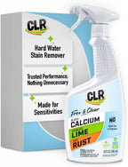 CLR Brands® Calcium, Lime & Rust Remover Free & Clear, No Dyes or Fragrances, Gentle Lime and Bathroom Descaler, Removes Hard Water Stains and Rust Deposits, 26 Oz Bottle (Pack of 1)