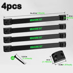 ALWORKKIT Magnetic Tool Holder 12" (4 Pack) - Wall-Mounted Alloy Steel Organizer Bars for Garage, Workshop, Tools Storage Mounting w/Screws.